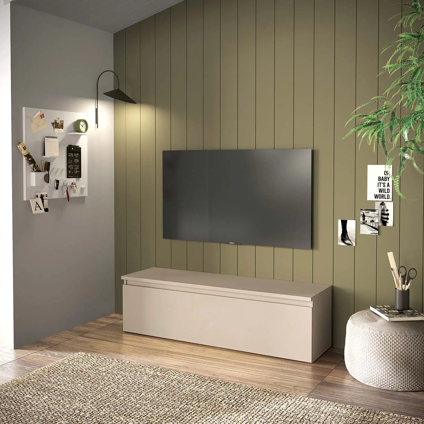 mobile con cassetto cashmere