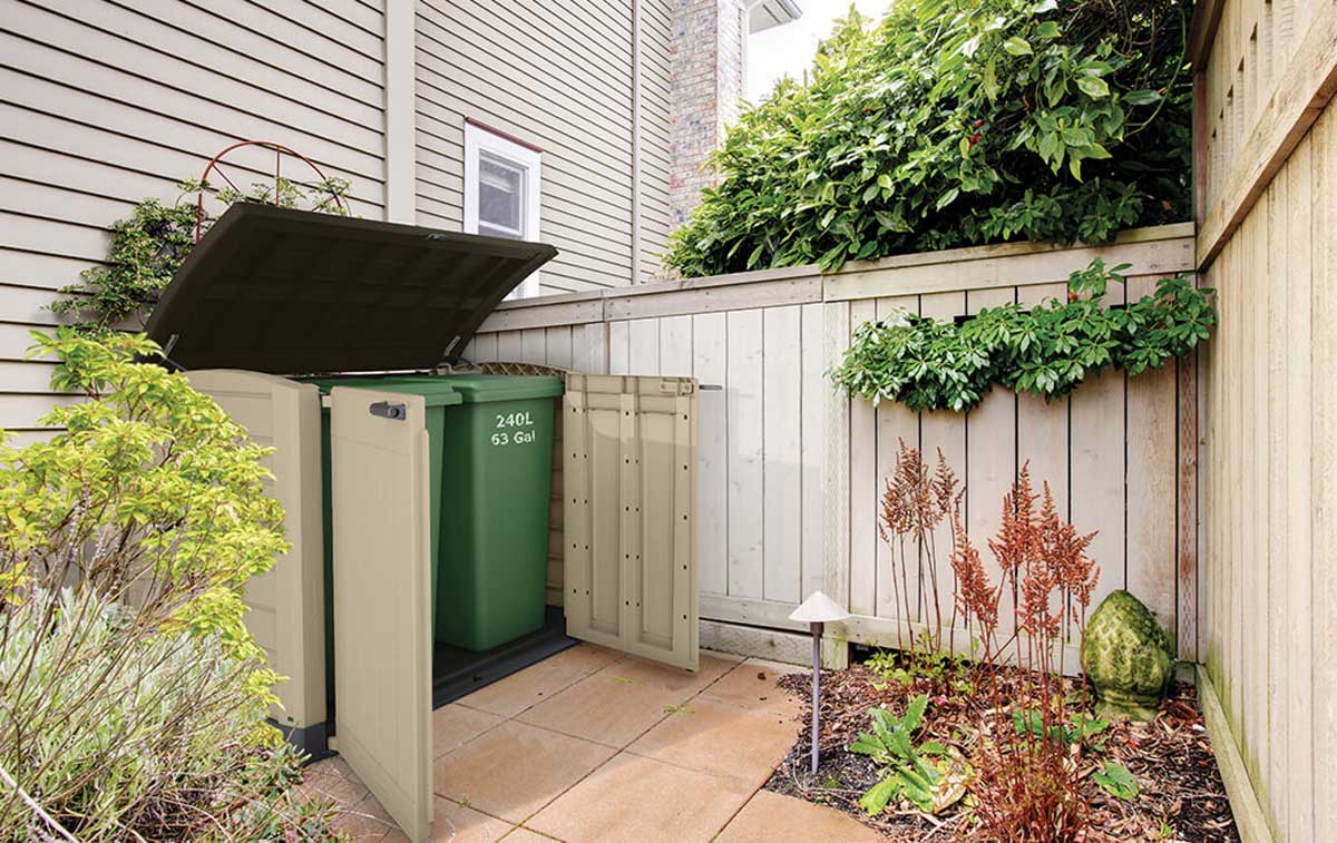 Porta attrezzi da esterno, Salice Arc, capacità 1200L