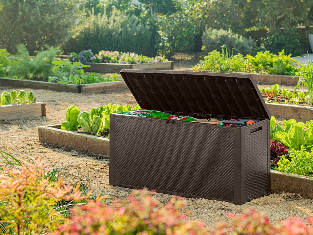 Baule per esterni Olivo, marrone