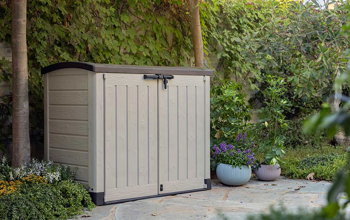 Porta attrezzi da esterno, Salice Arc, capacità 1200L