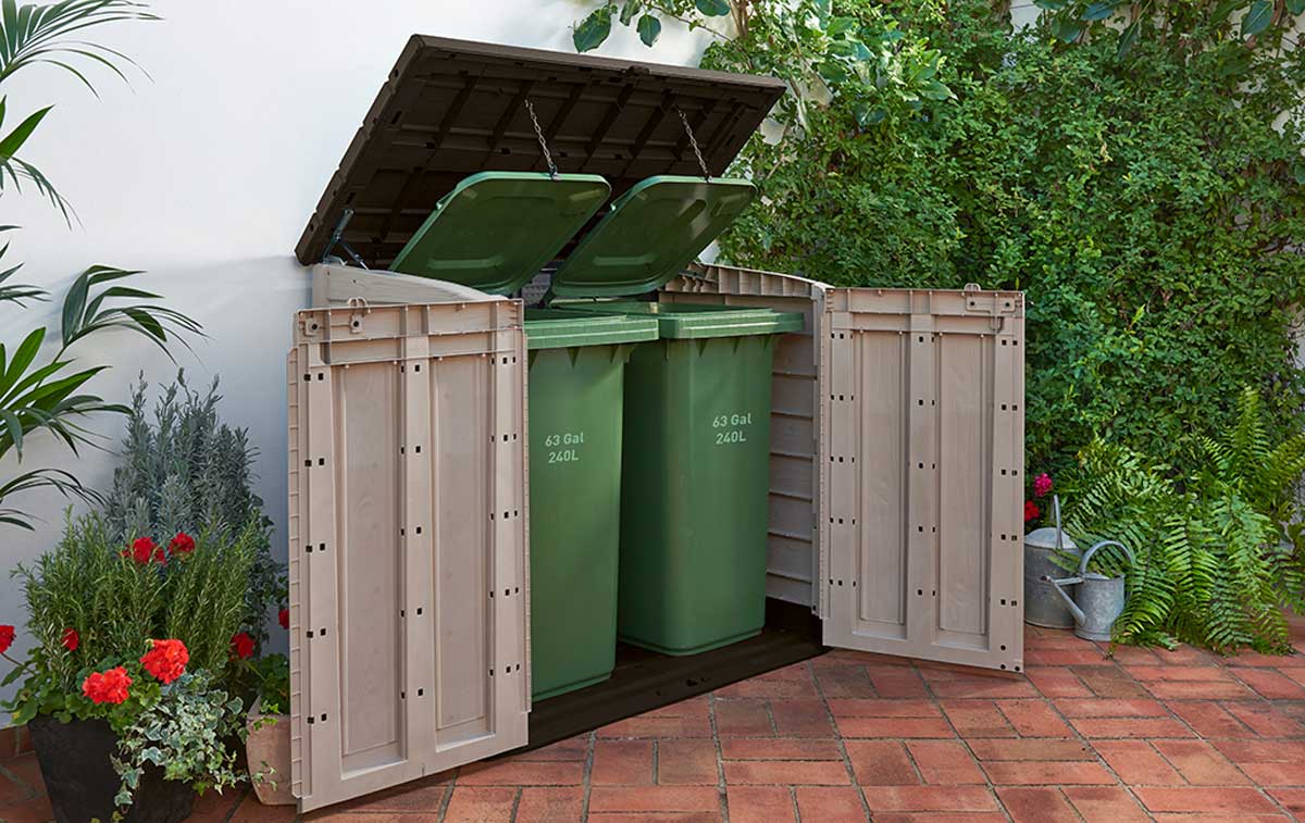 Porta attrezzi da esterno, Salice Max, capacità 1200L