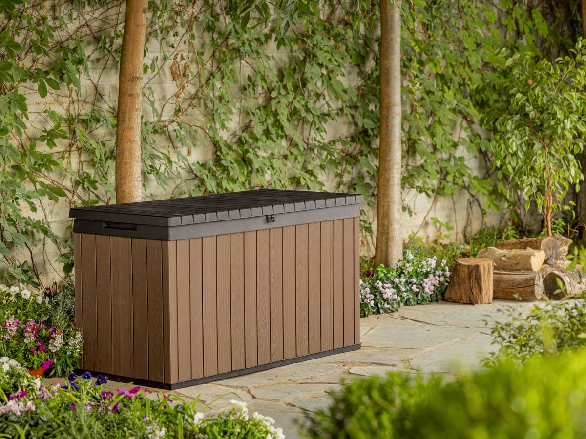 Baule porta oggetti Cerro da esterno, capacità 570L