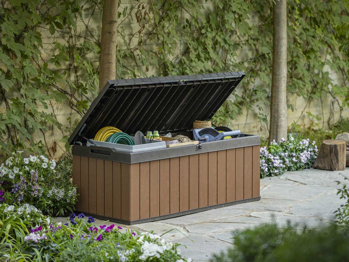 Baule porta oggetti da esterno Cerro, capacità 380L