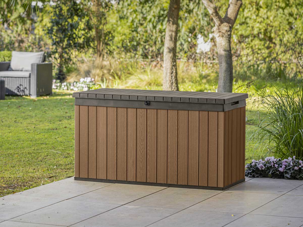 Baule porta oggetti Cerro da esterno, capacità 570L