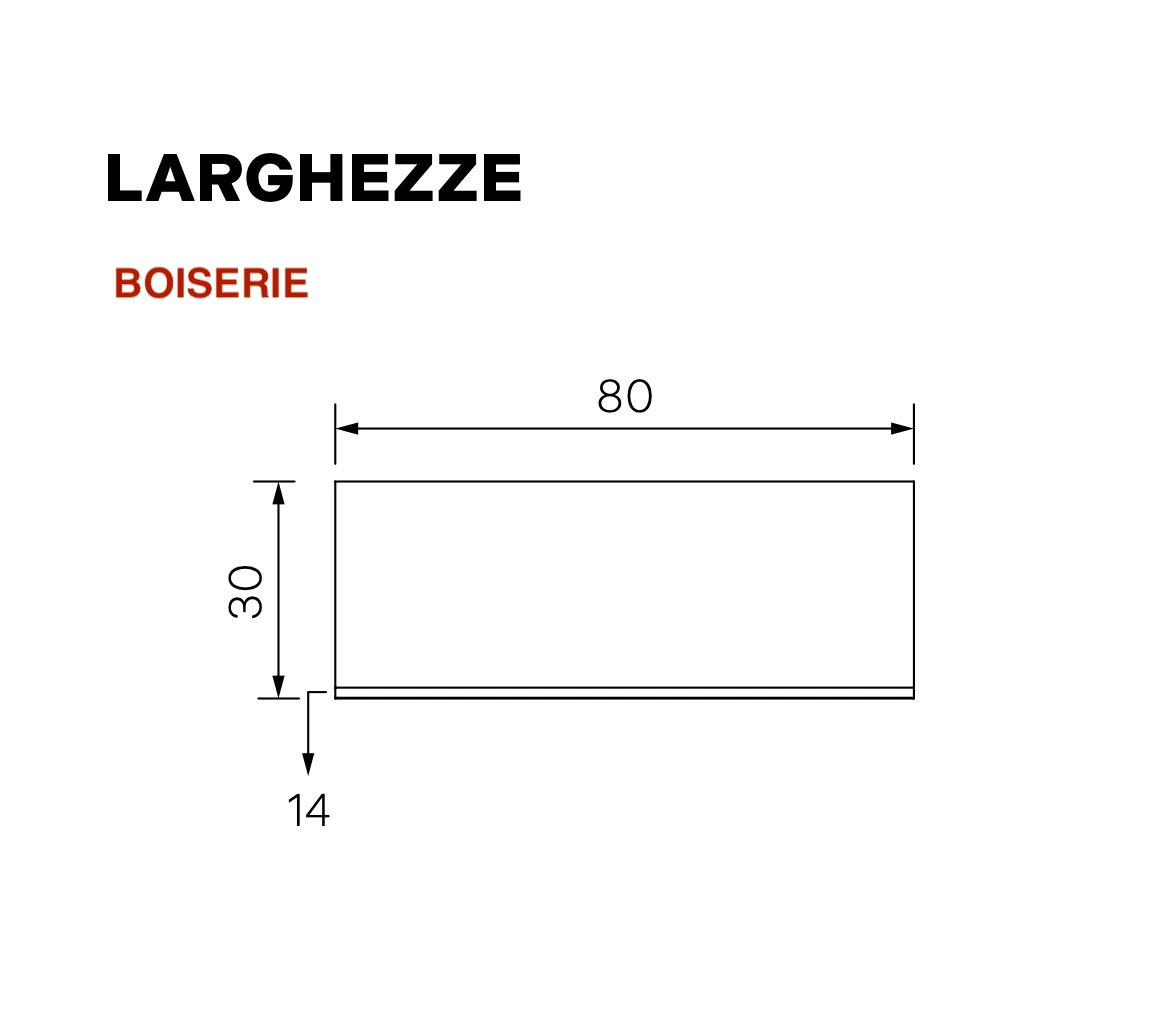 boiserie con mensola