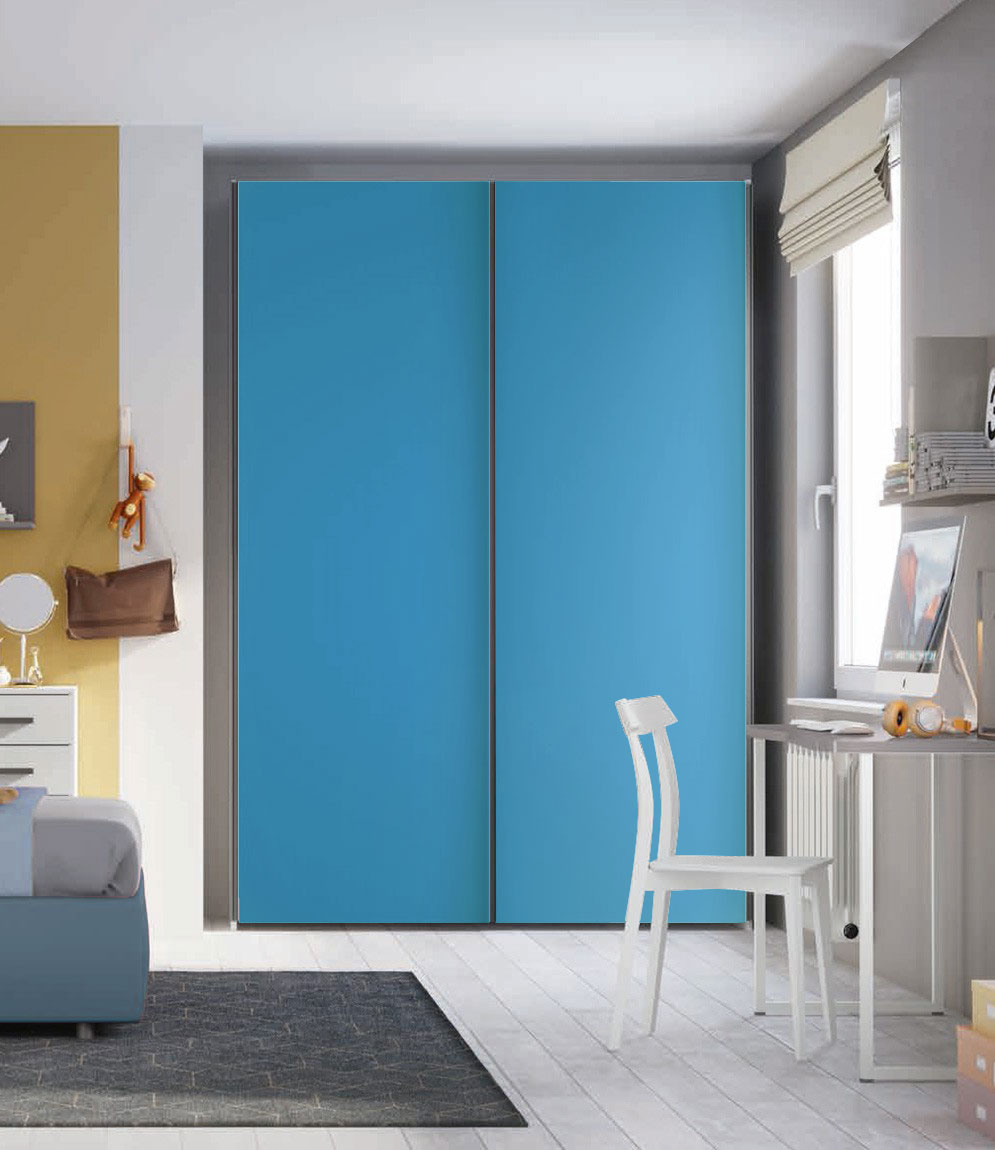 Armadio 2 ante scorrevoli H.225 L.178, finitura Cadaques