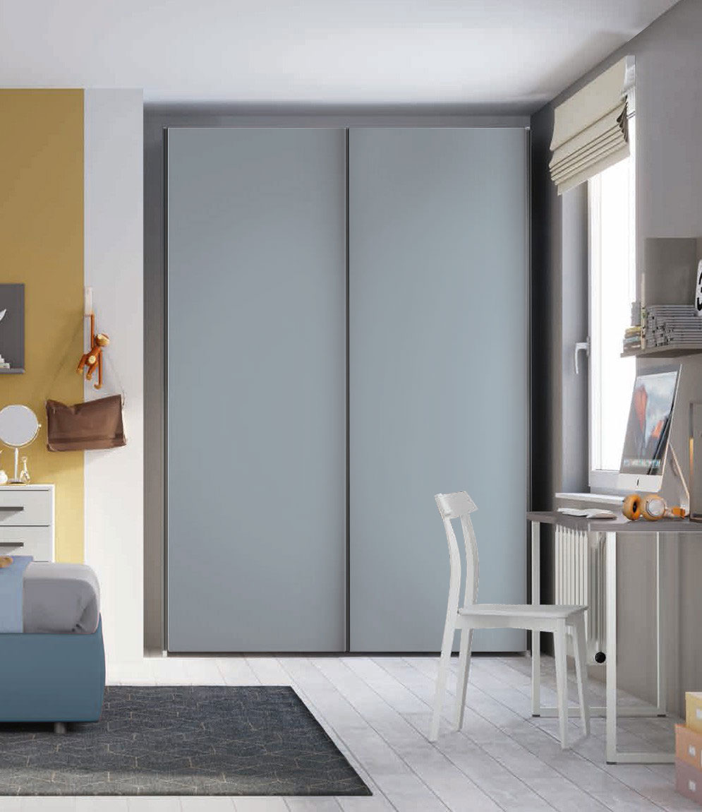 Armadio 2 ante scorrevoli H.257 L.178, finitura Cadaques