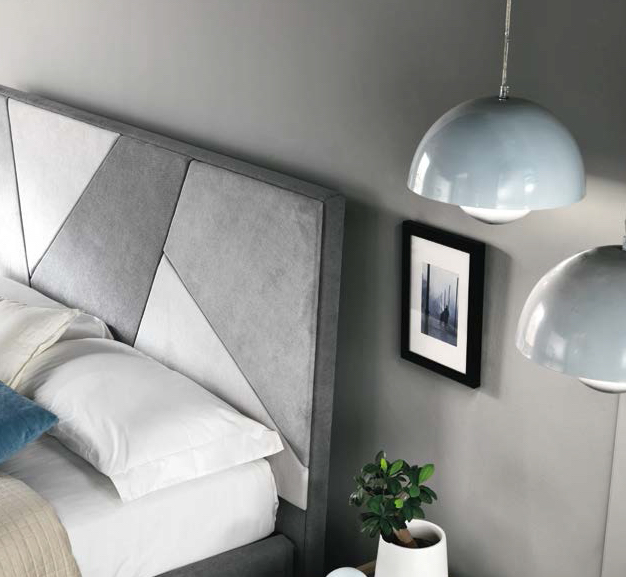 Camera da letto matrimoniale, finitura Cachemire e Grigio londra