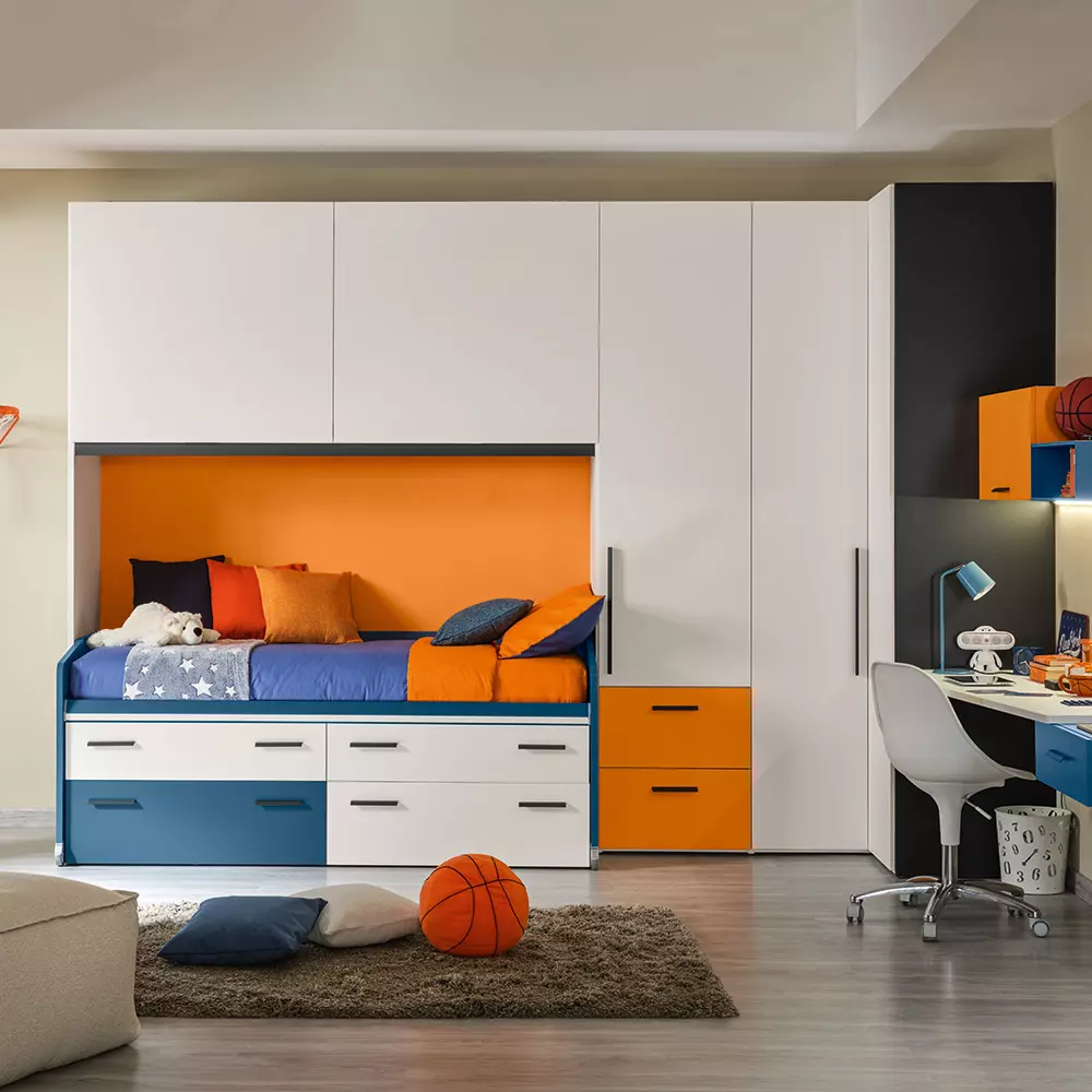 Ponte angolare per camerette Moretti Compact KC421 Zenzero Shop