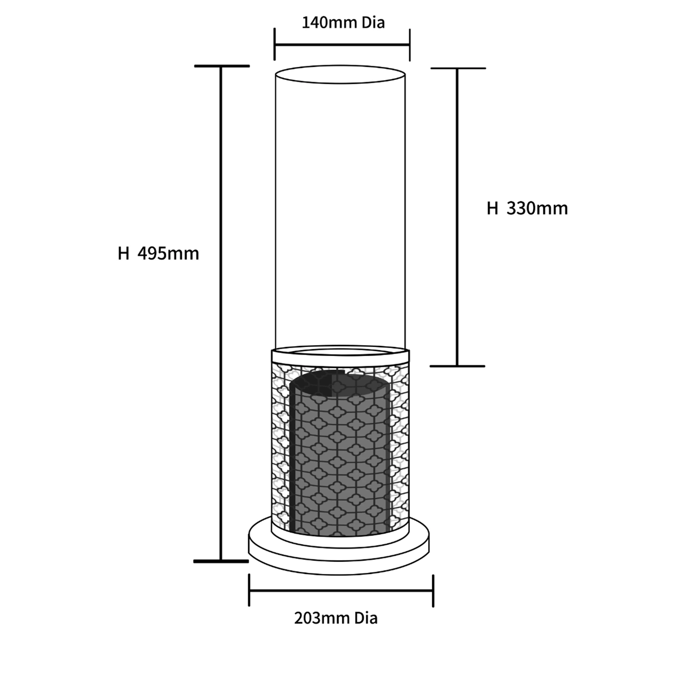 camino a bioetanolo da tavolo