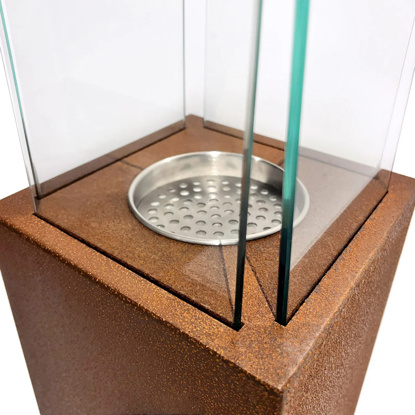 Camino a bioetanolo ruggine da esterno