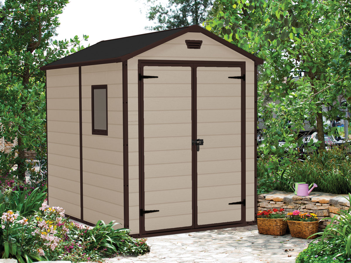 Casetta da esterno medio grande, Beige, Magnolia