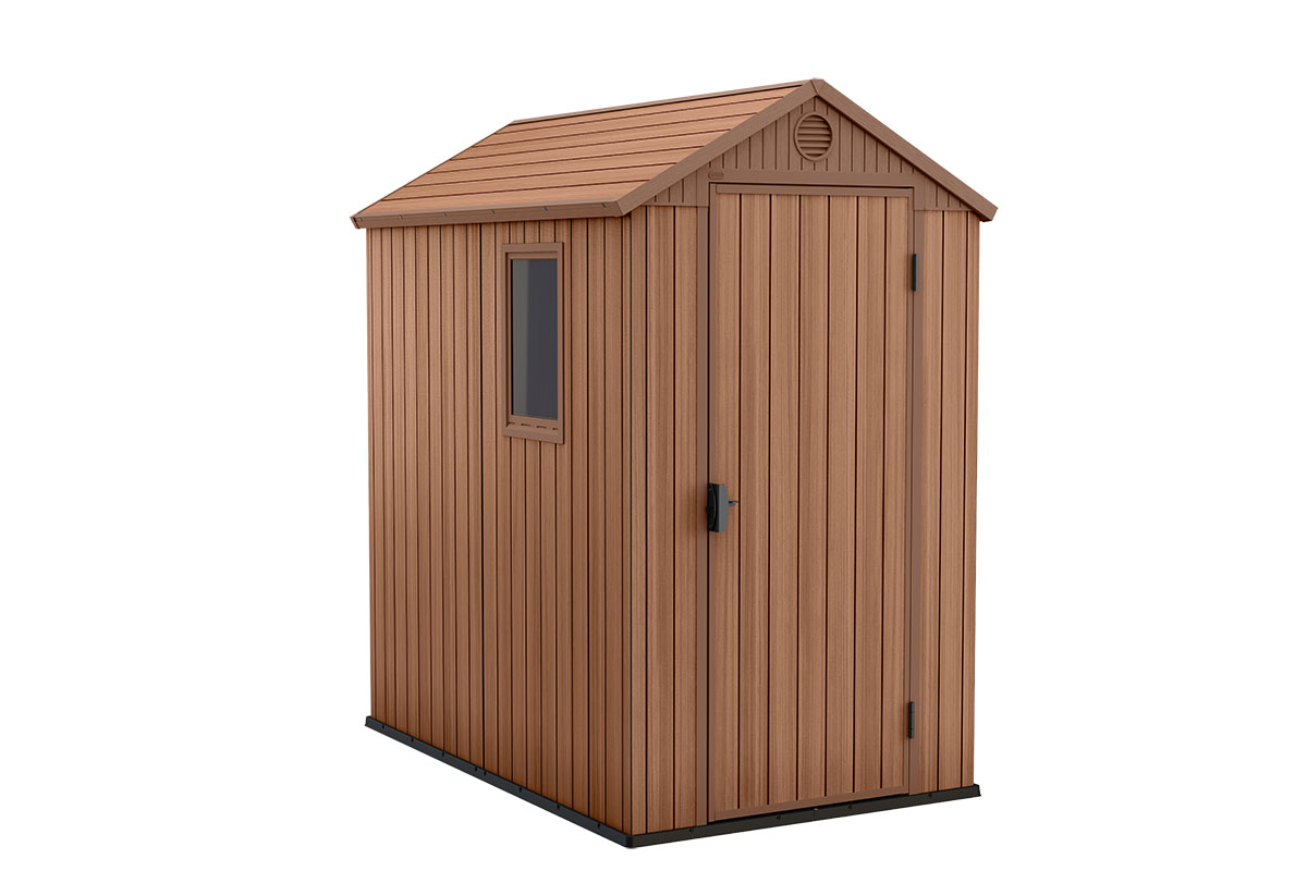 Casetta da esterno Rosa, finitura Marrone