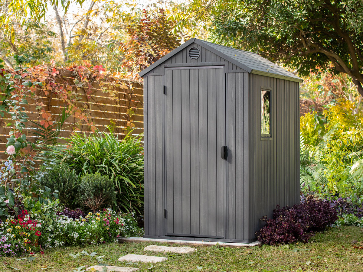 Casetta da esterno Rosa. finitura Grigia