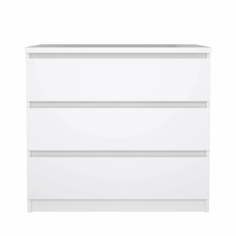 cassettiera bianco lucido