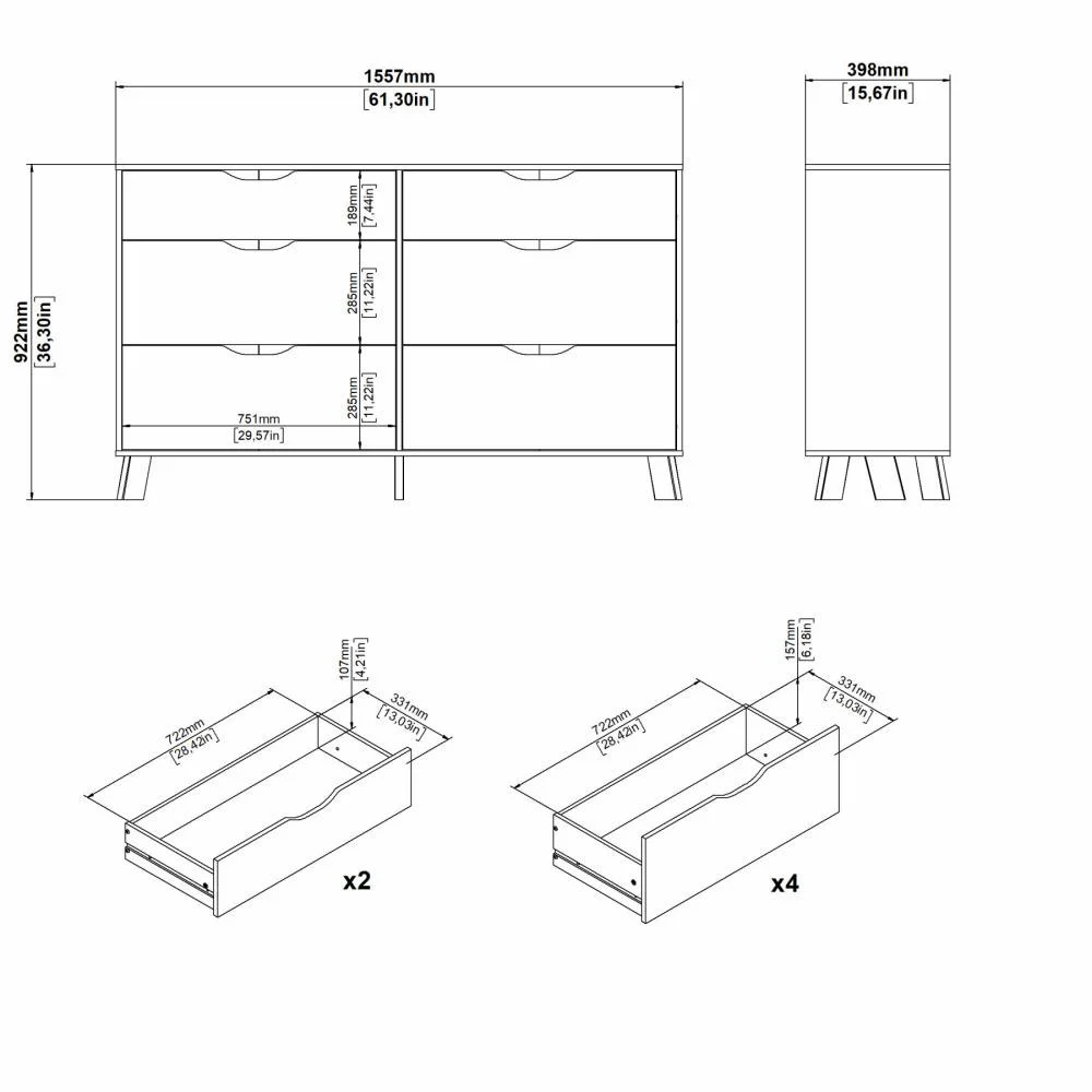 cassettiera capiente 
