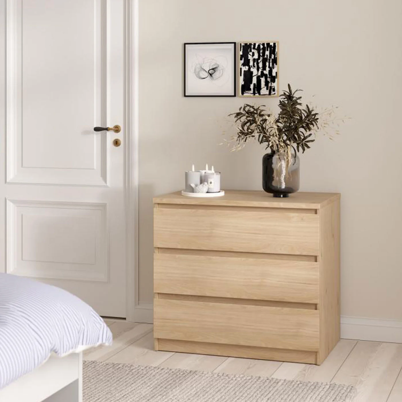 cassettiera rovere spaziosa