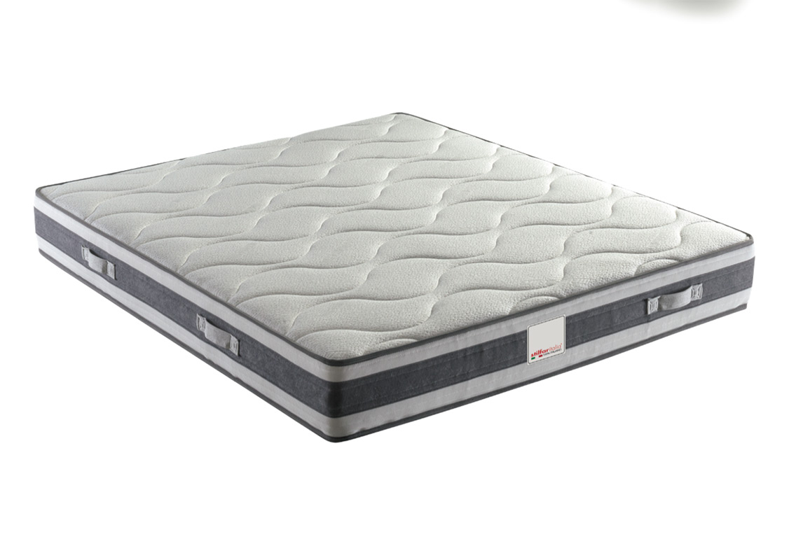 Materasso Cassiopea con 800 molle  e 5 zone comfort acquacell H.24 cm