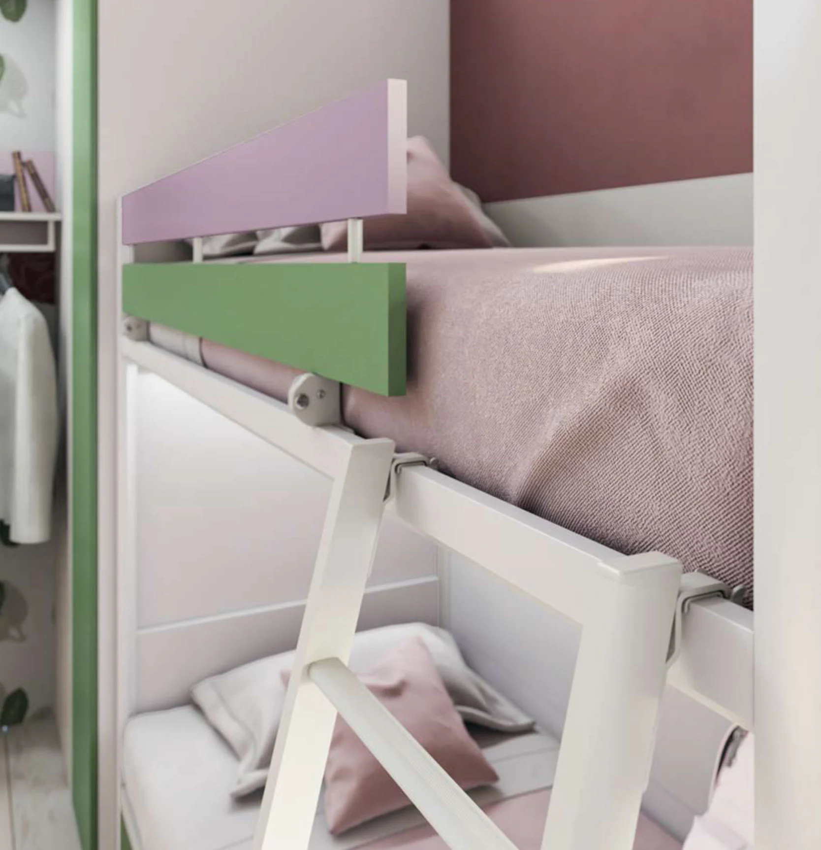 castello rosa e verde