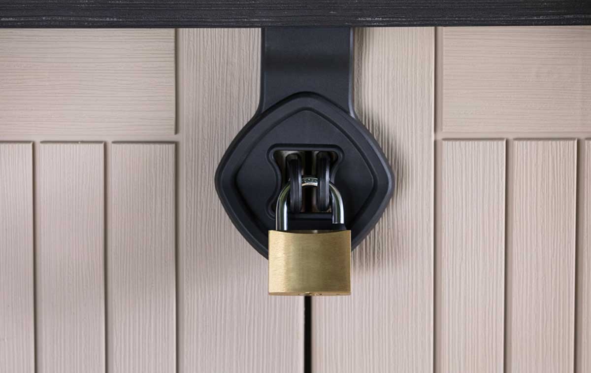 Porta attrezzi da esterno, Salice Midi, capacità 880L