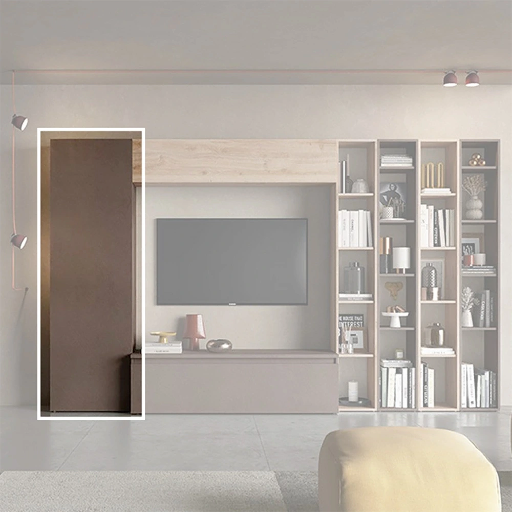 colonna larga a terra bronzo