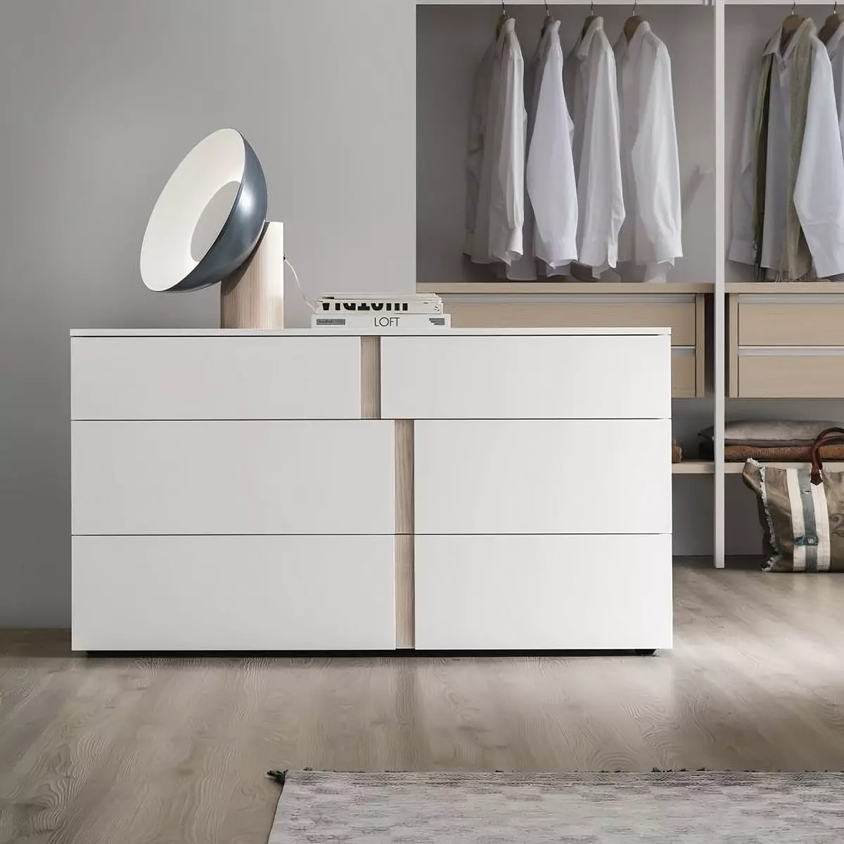 comò tomasella athena bianco