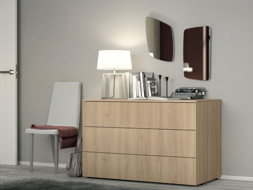 Comò moderno in finitura Royal oak