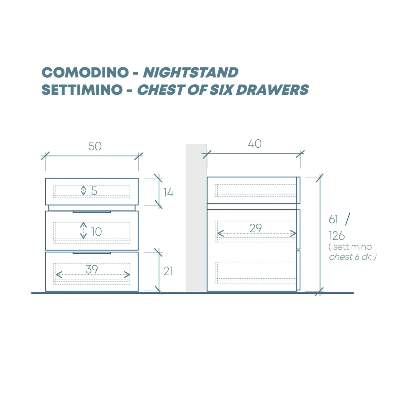 camera da letto grigio scuro