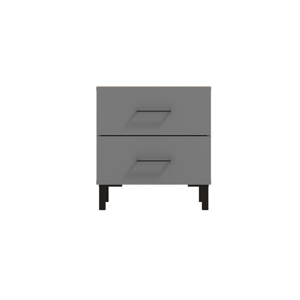 comodino bianco frassino