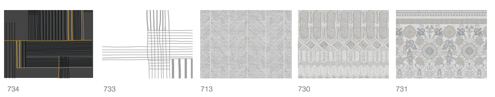 Comodino 2 cassetti per camerette, grafica 733 e Bianco gesso