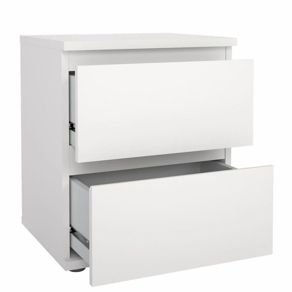 comodino con due cassetti 