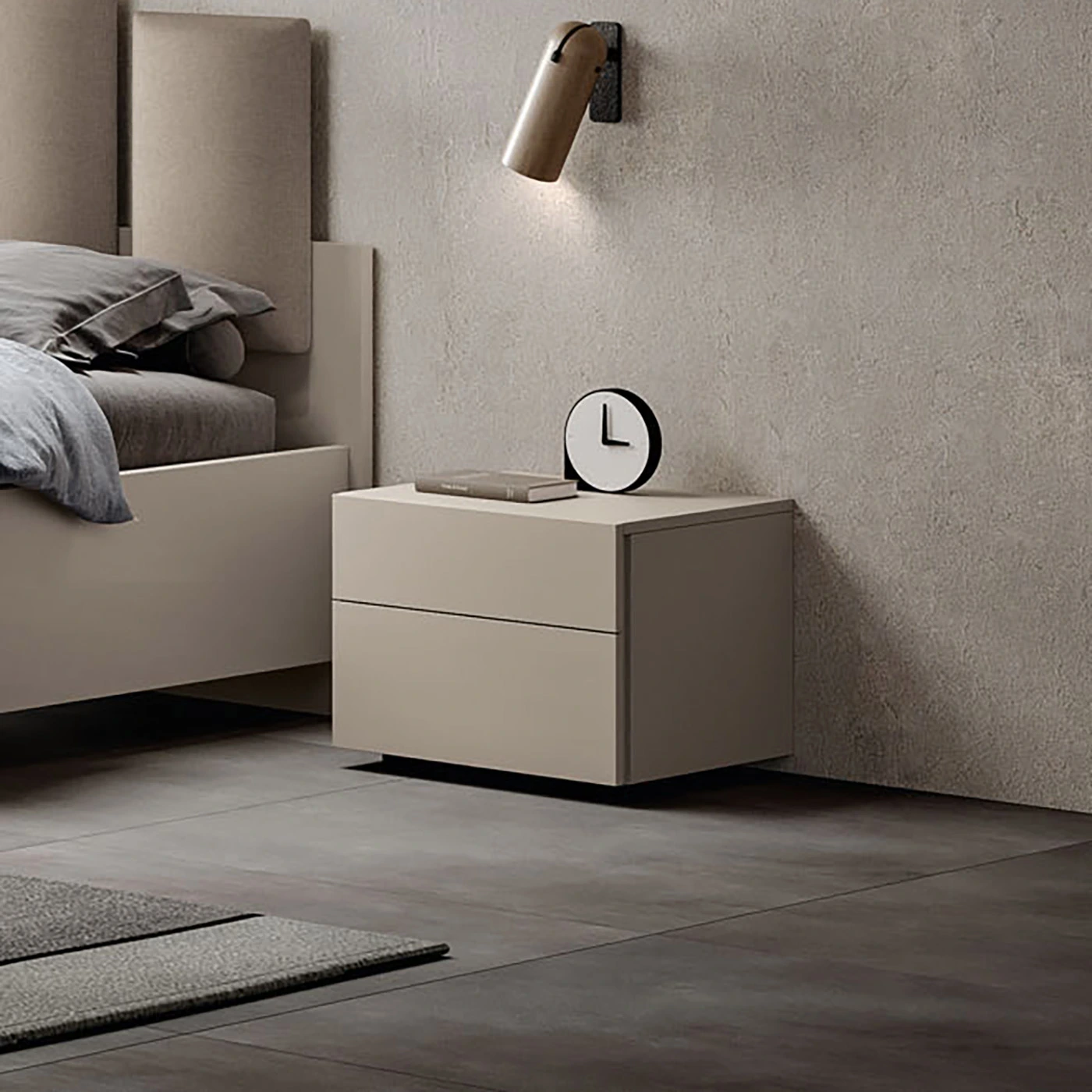 Comodino 2 cassetti, Corda Zenzero Shop