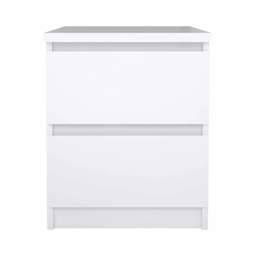 comodino bianco lucido 