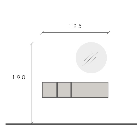 Composizione da ingresso di design