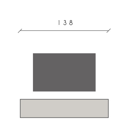 Pensile orizzontale Piombo