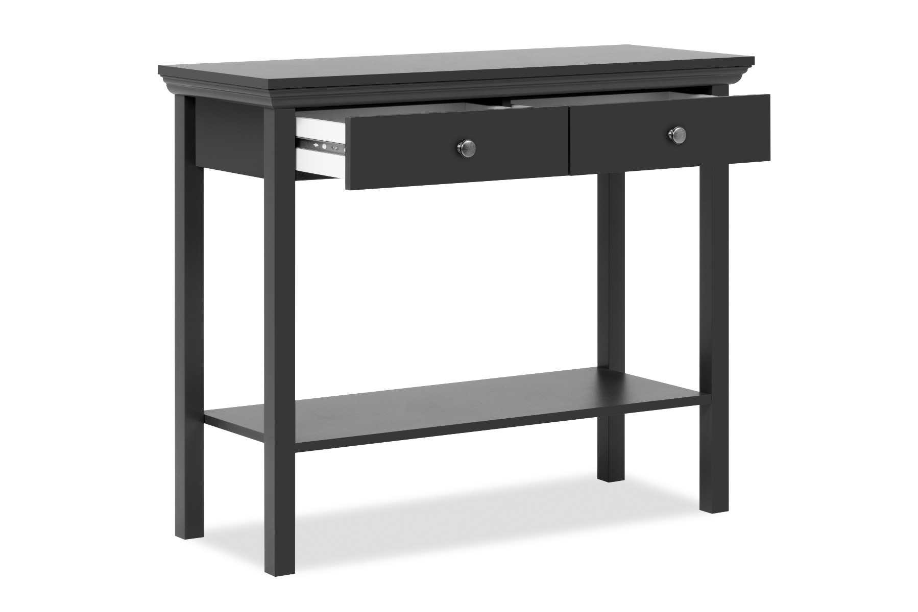 Consolle da ingresso con 2 cassetti, finitura Grigio antracite