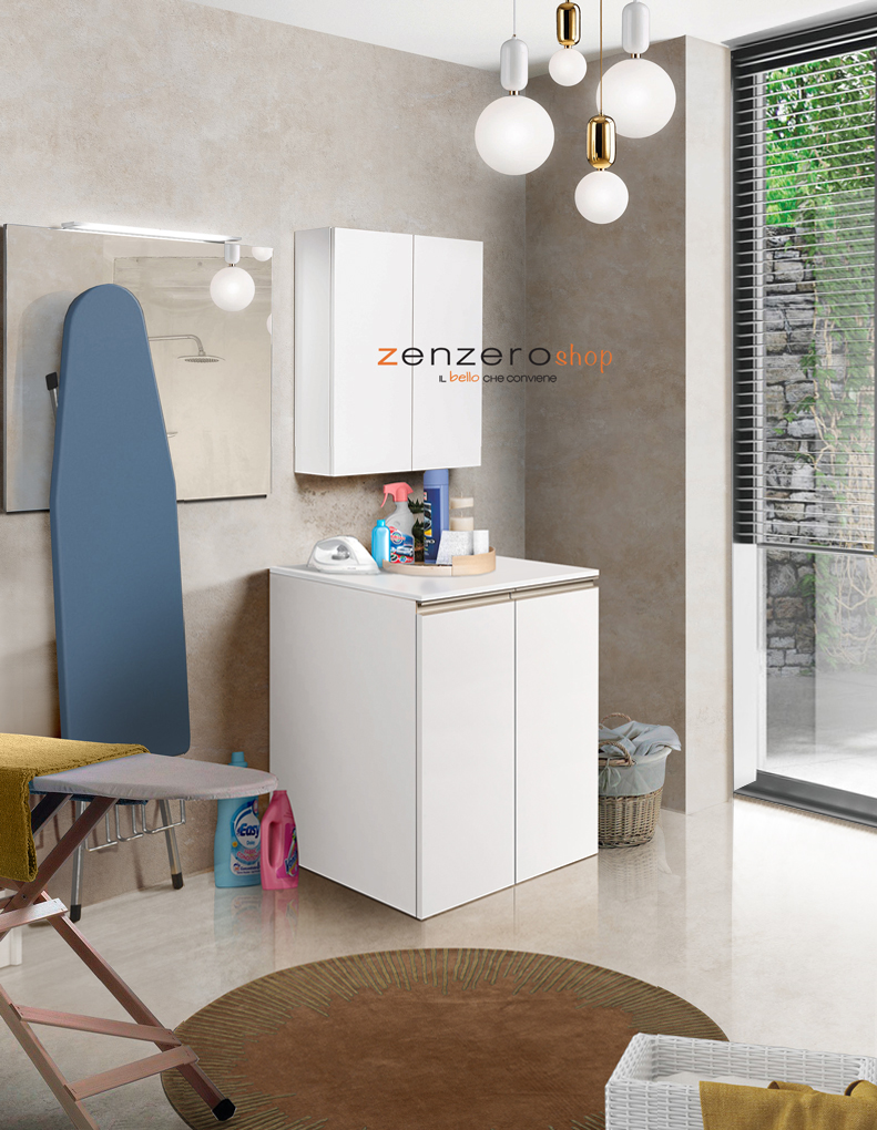 Coprilavatrice con 2 ante Bianco, Havasu 11