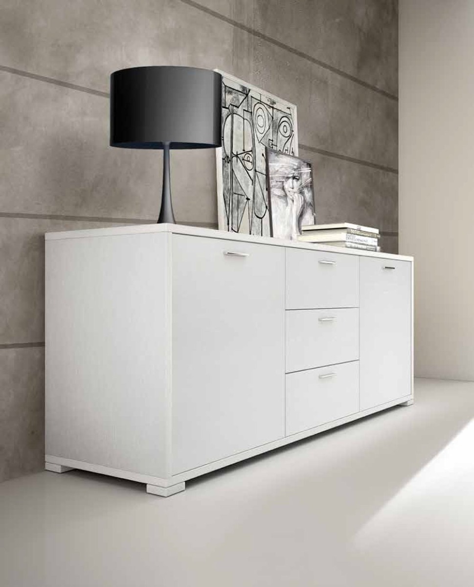 Madia contenitore 2 ante e 3 cassetti, Made in Italy