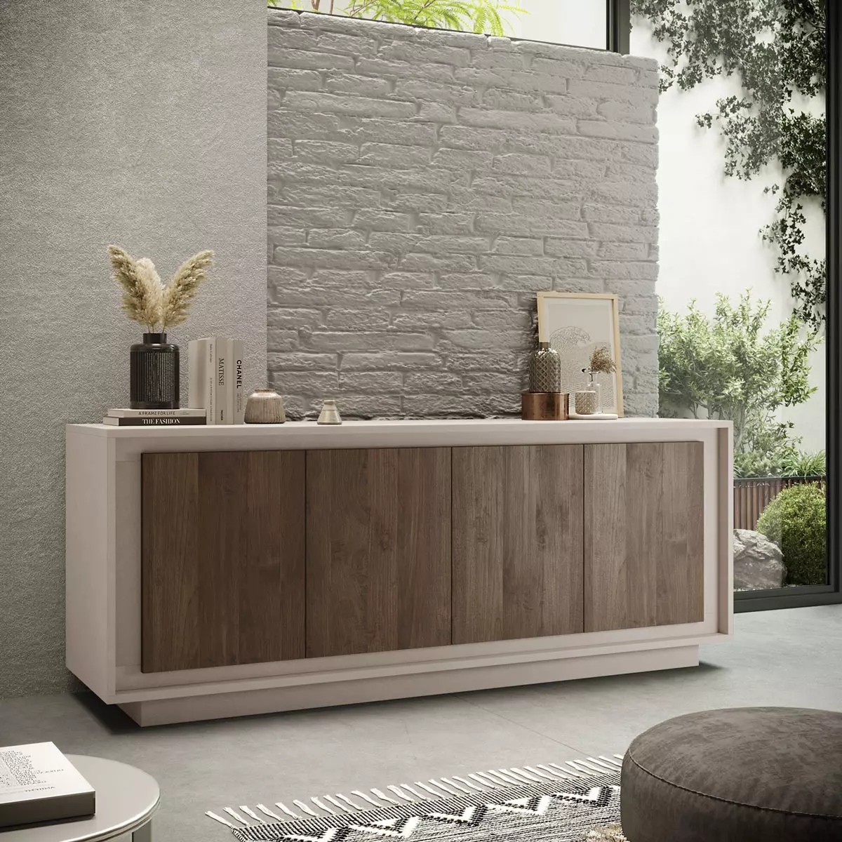 credenza 4 ante cashmere