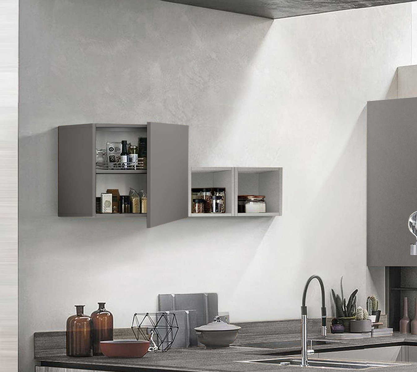 pensile 1 anta ardesia