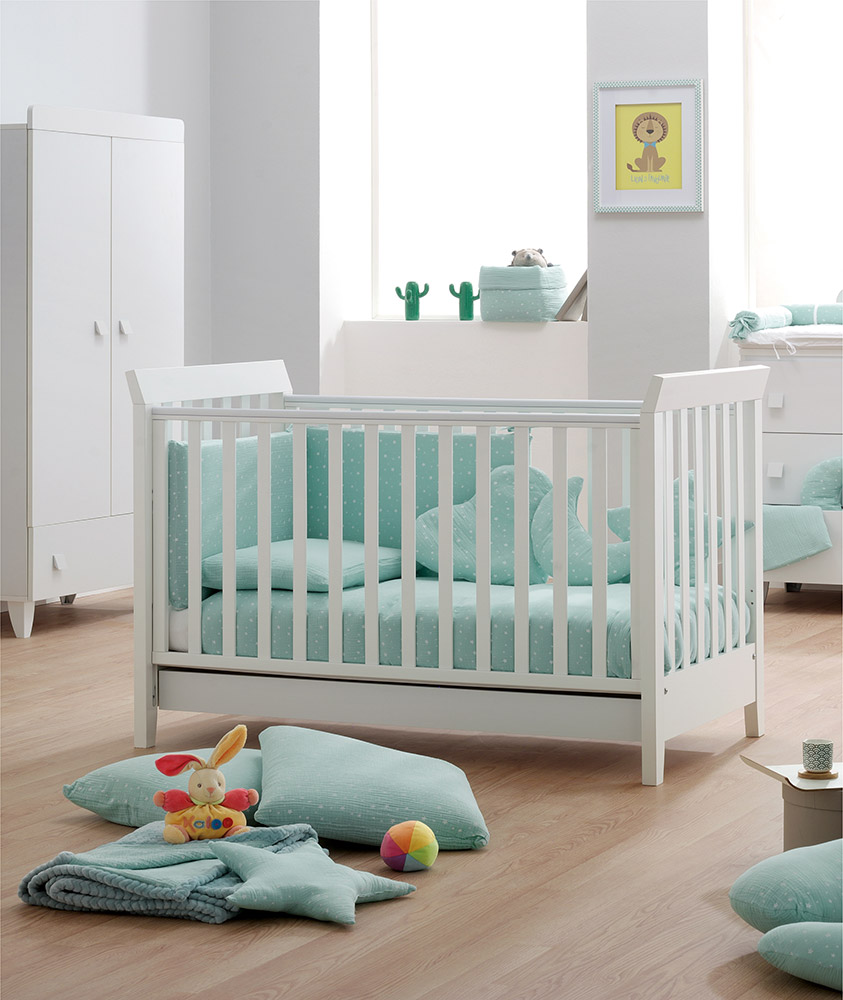 Lettino neonati Piuma in finitura Bianco