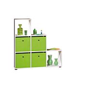 Libreria sei vani quadrati / bianco