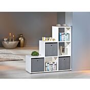 Libreria sei vani quadrati / bianco