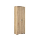 Armadio due ante + ripiani  legno finitura laminato rovere