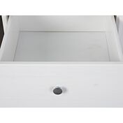 Armadio con 2 ante battenti e 2 cassetti in finitura bianco