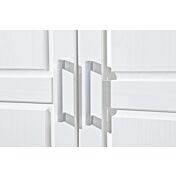 Armadio a 3 ante battenti in finitura bianco 