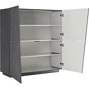 Madia credenza alta 4 ante ardesia