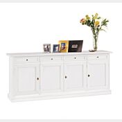 Credenza bianca con cassetti