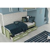 Cameretta bambini Helena in finitura Cadaques e Oliva