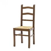 Sedia Noce con fondino in paglia